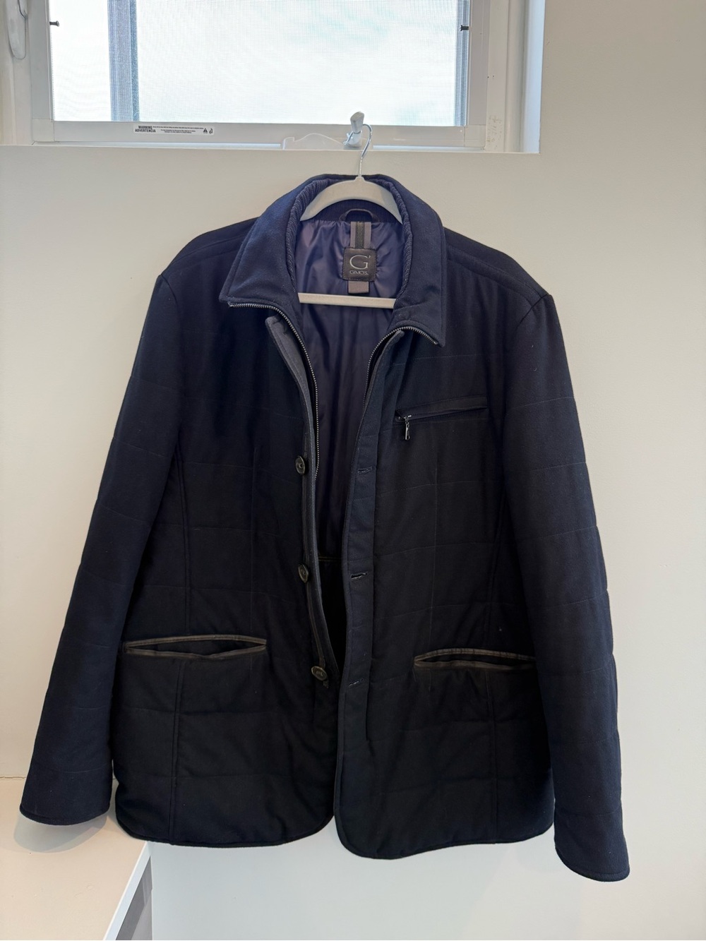 Gimo’s Navy Pea Coat Jacket